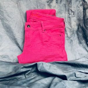 dELiA’s Taylor Styled Pink Straight Jeans